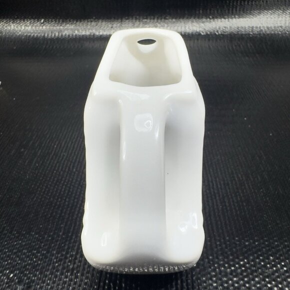 Fiestaware White Mini Disc Pitcher Fiesta Small Jug 5 oz Creamer 1980s Vintage - Picture 6 of 10
